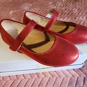 Sparkling Red Kids Mary Jane Shoes